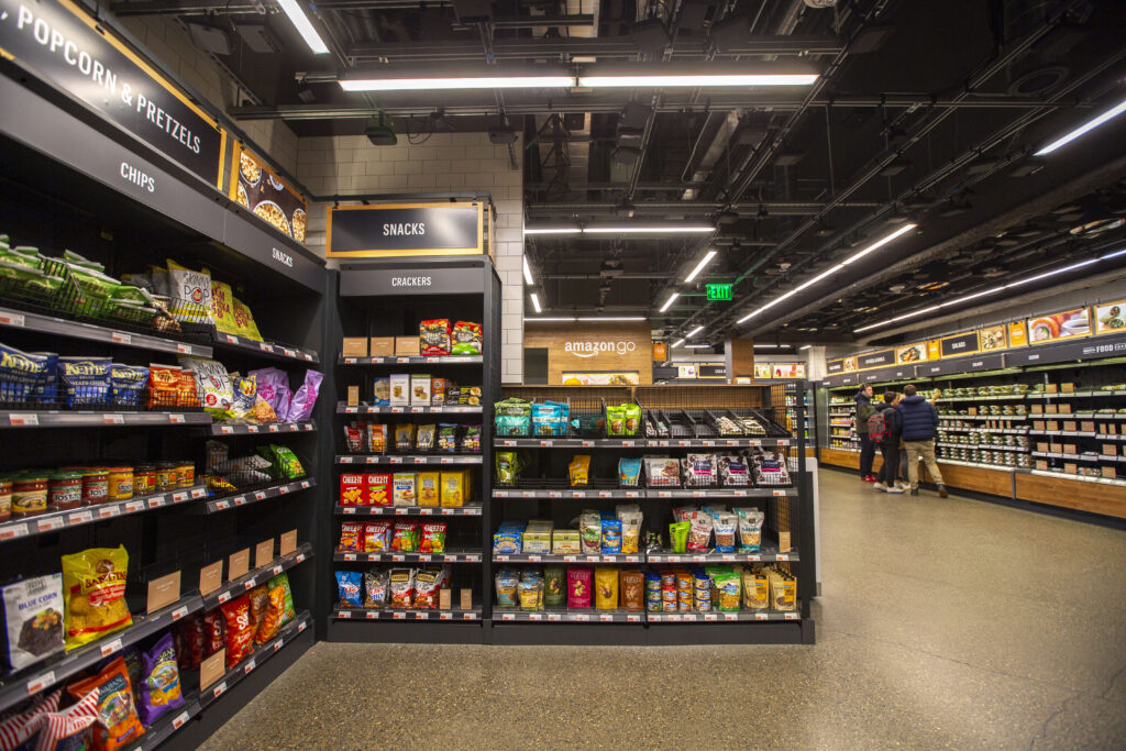 Amazon Go stores like this one in Seattle are Amazon's way of serving customers a brick-and-mortar shopping experience