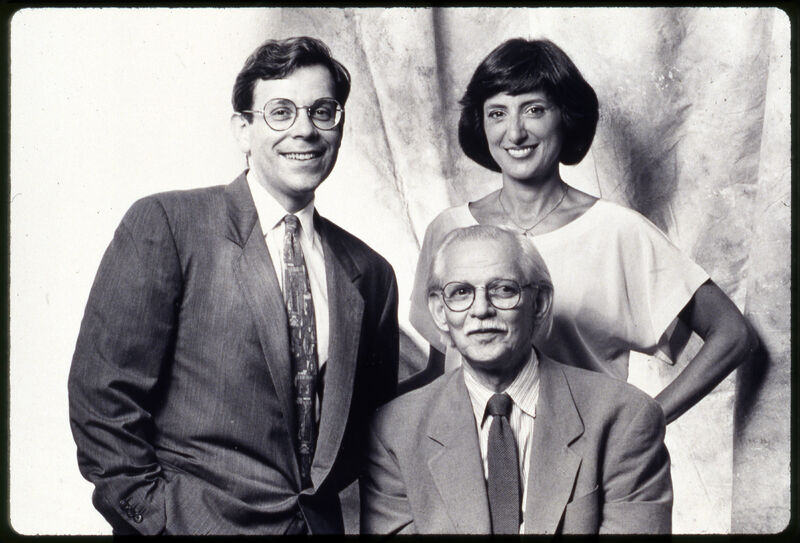 Photo of the three CBB founders: Carroll Cline, Francesca Bettridge, Stephen Bernstein.