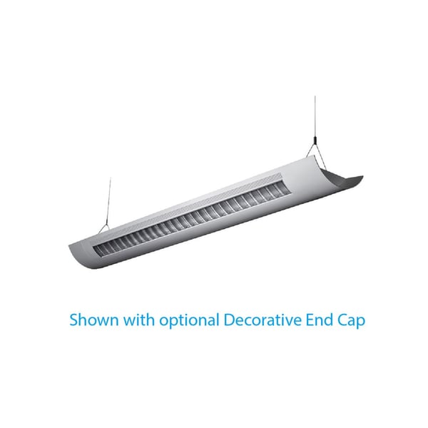 Alcon Lighting Catalina 10106-8  8 Foot T8 and T5HO Fluorescent Architectural Linear Suspended Light Fixture – Uplight (Direct) and Downlight (Indirect)