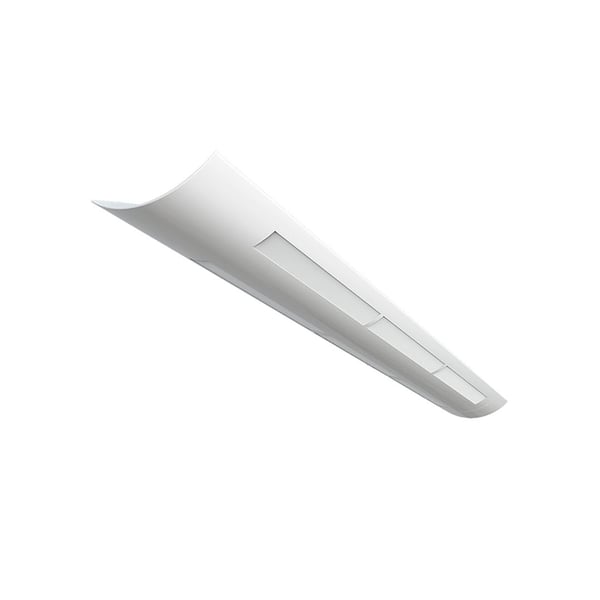 Alcon Lighting Matte White Lens 10121-MW-8 Architectural 8 Foot Linear Fluorescent Pendant Mount Light Fixture