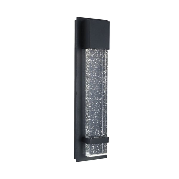 Alcon 11247 Architectural Outdoor LED Clear Seeded Lens Wall Sconce