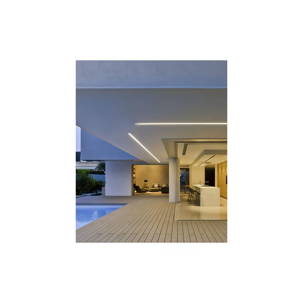 1-Inch Wet Location Recessed Linear LED Light