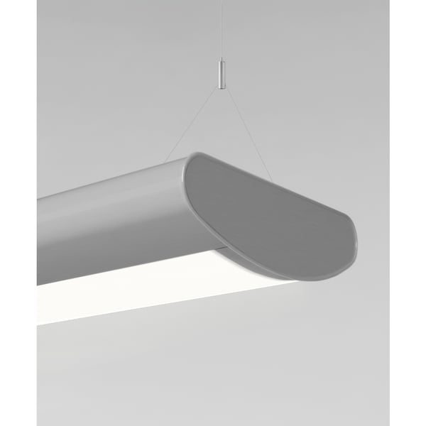 Half-Oval LED Linear Suspension Light