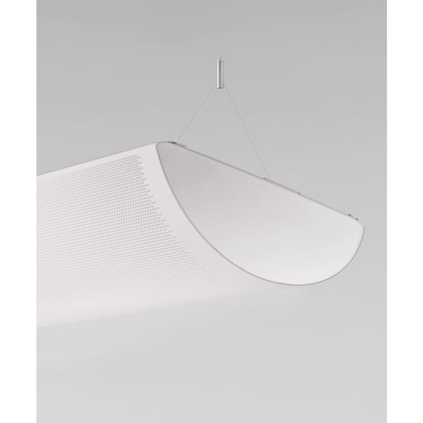 Half-Moon Perforated Linear LED Suspension Light