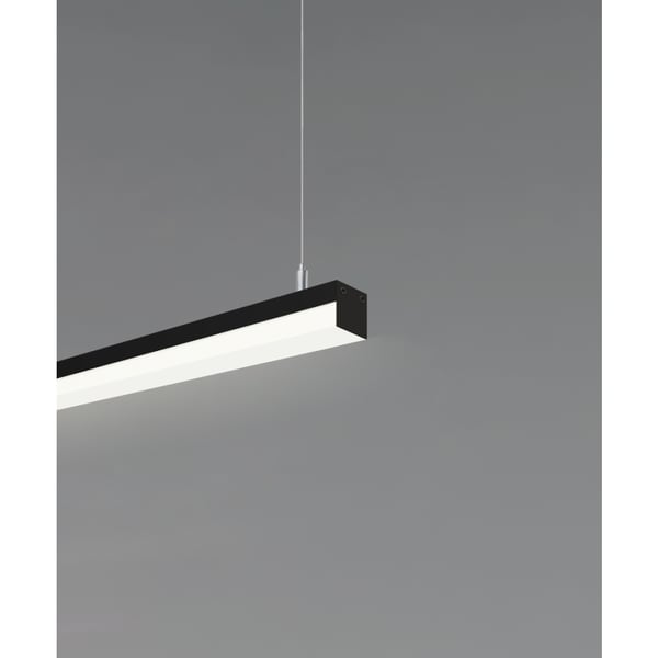 Black linear ceiling light discount