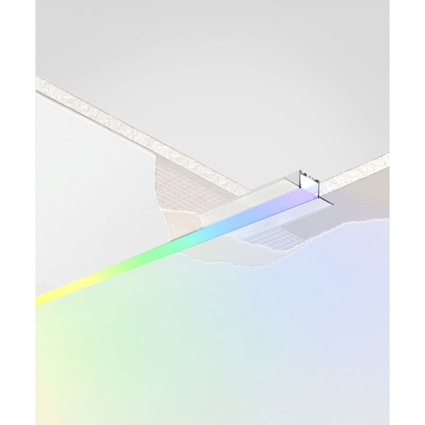 1-Inch Linear RGBW Color-Changing Recessed LED Light