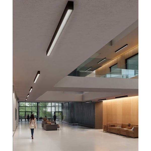 2-Inch Louver Linear LED Ceiling Light