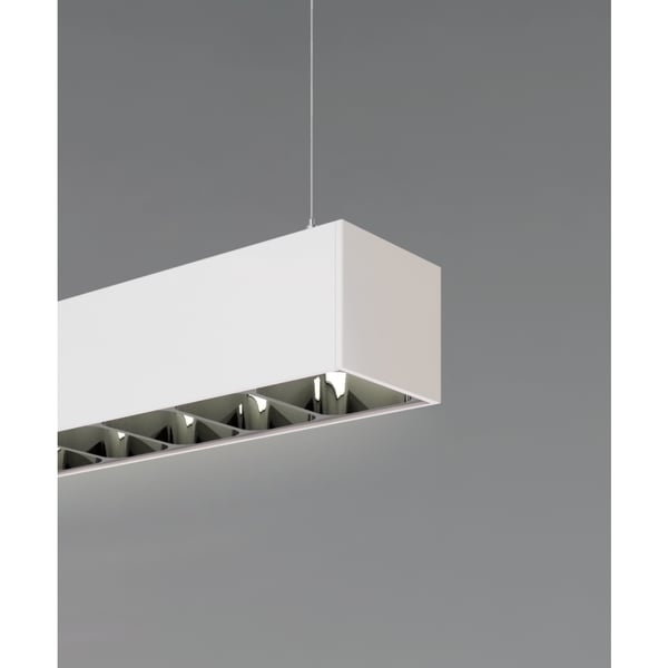 3-Inch Color Temperature Switch Louver LED Linear Suspension Light