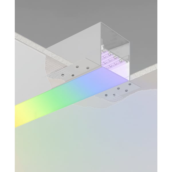 4-Inch RGBW Color-Changing Linear Recessed LED Light