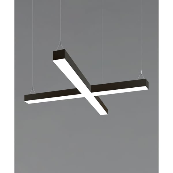4-Inch X-Shaped LED Pendant Light