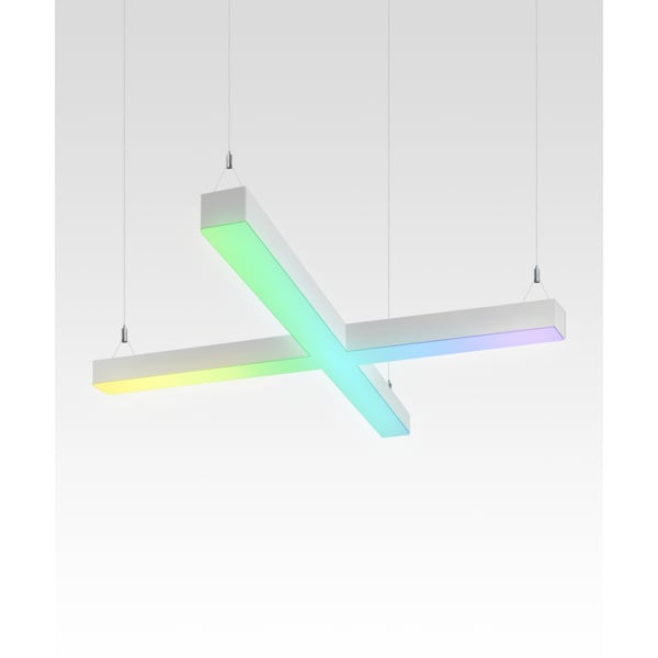 4-Inch RGBW Color Changing X-Shaped LED Pendant Light