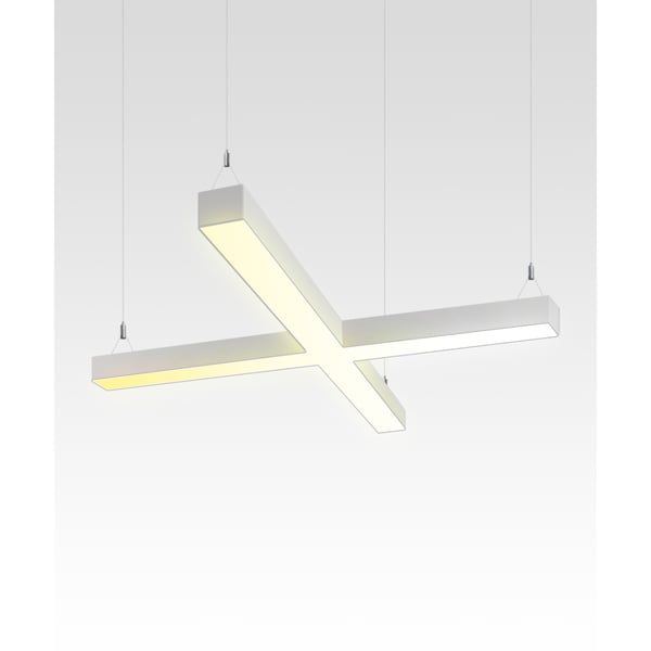 4-Inch Tunable White X-Shaped LED Pendant Light
