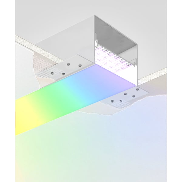 6-Inch RGBW Color-Changing Linear Recessed LED Light