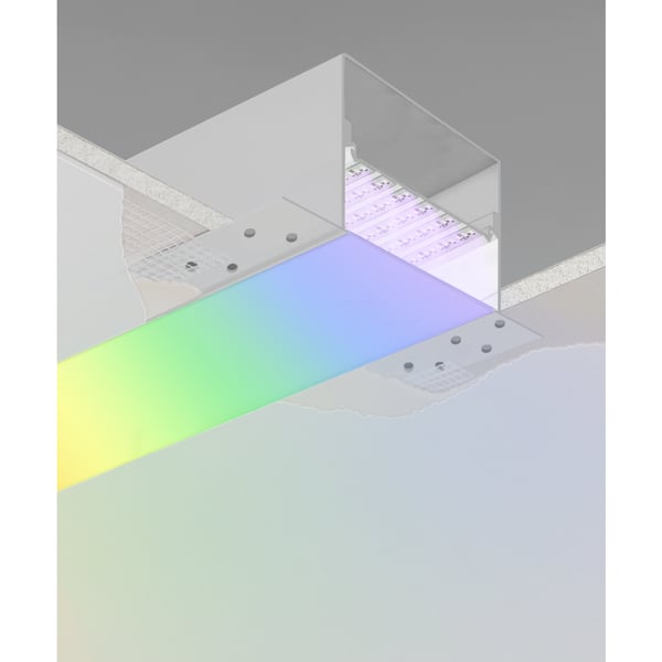 6-Inch RGBW Color-Changing Linear Recessed LED Light