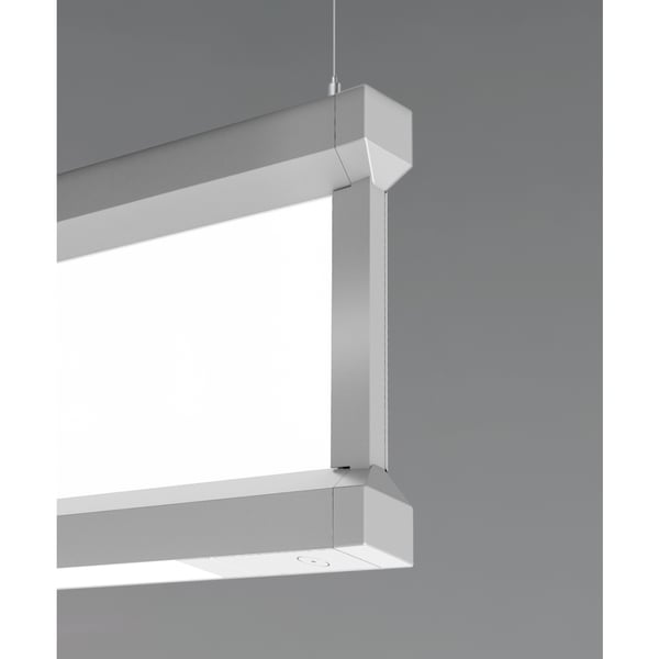 Vertical Lens LED Linear Pendant with Downlight 