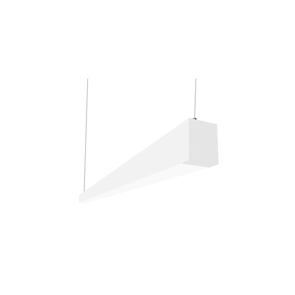 Alcon Lighting Beam 253 Series 12145-4-WH LED 2.5 Inch Aperture 4 Foot Enclosed Linear Pendant Light Fixture - White