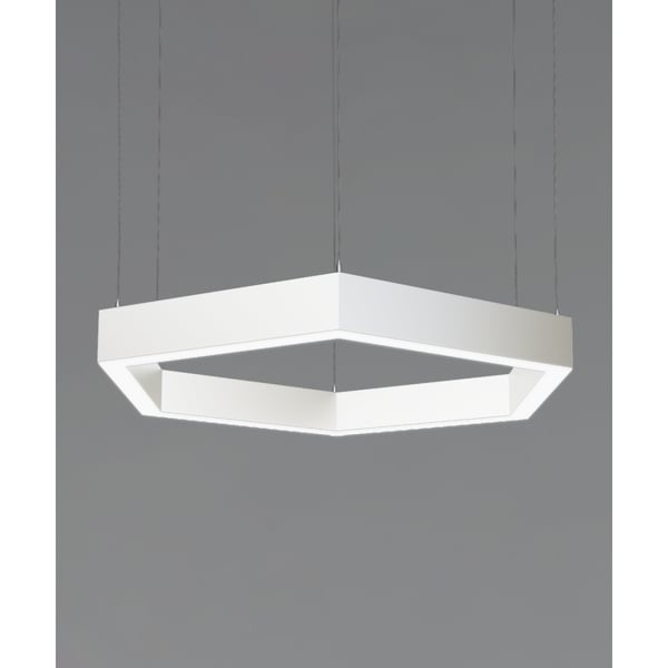 2-Foot Hexagon LED Pendant Light
