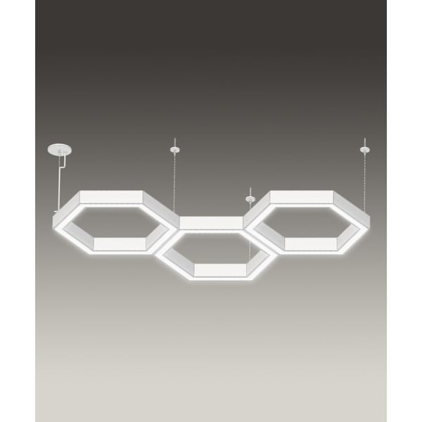 Hexagon Honeycomb LED Pendant Light – Alcon Lighting 12175-P-TRI