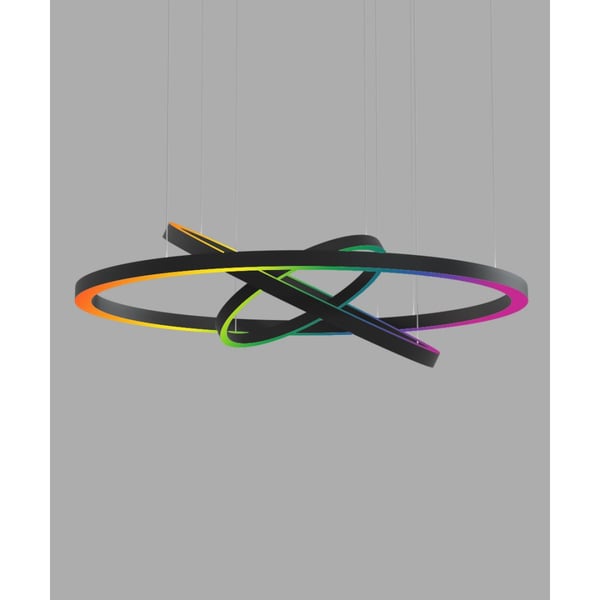 Alcon 12281-RGBW Circline 3-Ring LED Pendant Light