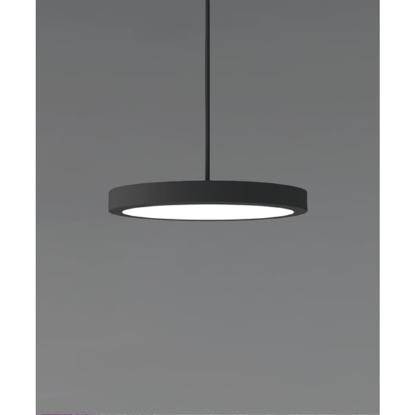 16-Inch Color Temperature Selectable Pendant LED Disk Light
