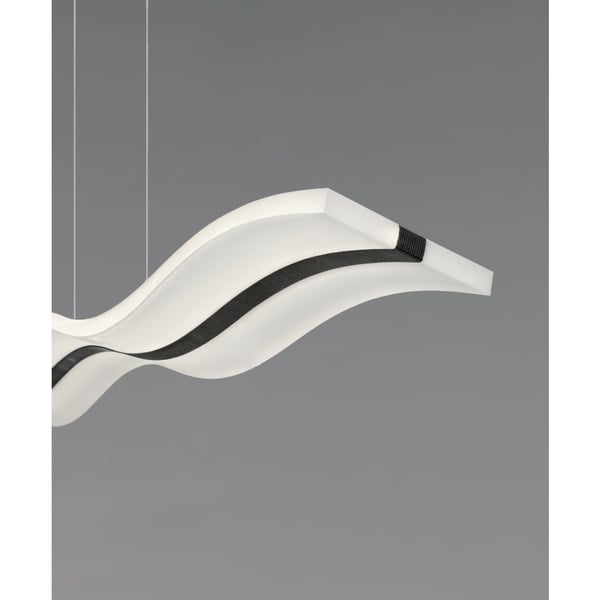 38-Inch LED Wave Pendant Light