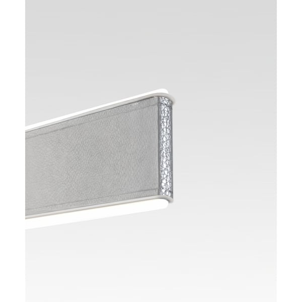 0.5-Inch Vegan Leather Wrapped Linear Pendant LED Light