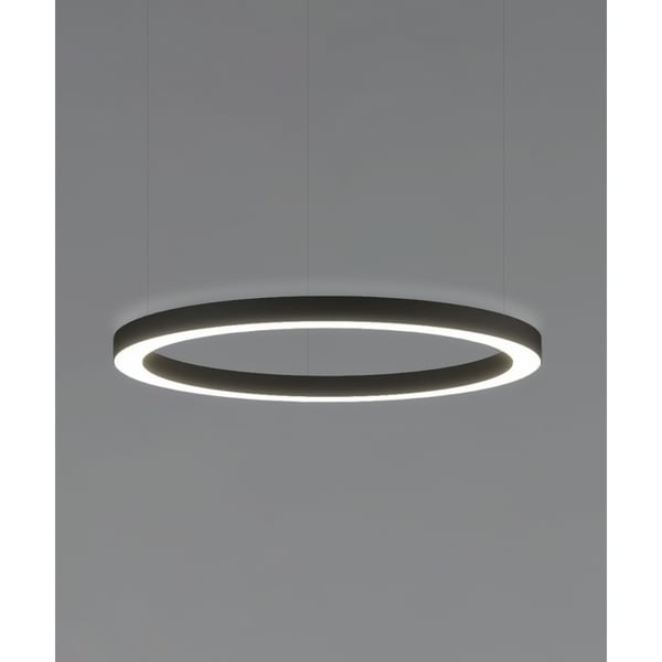 Large Round Chandelier LED Ring Pendant Uplight and Downlight