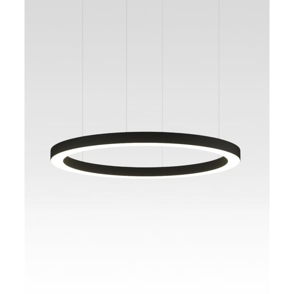 Large Circular LED Chandelier Slim Ring Pendant Uplight or Downlight