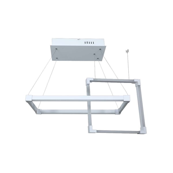 Alcon 12265 Modern Color Temperature Selectable Square LED Pendant