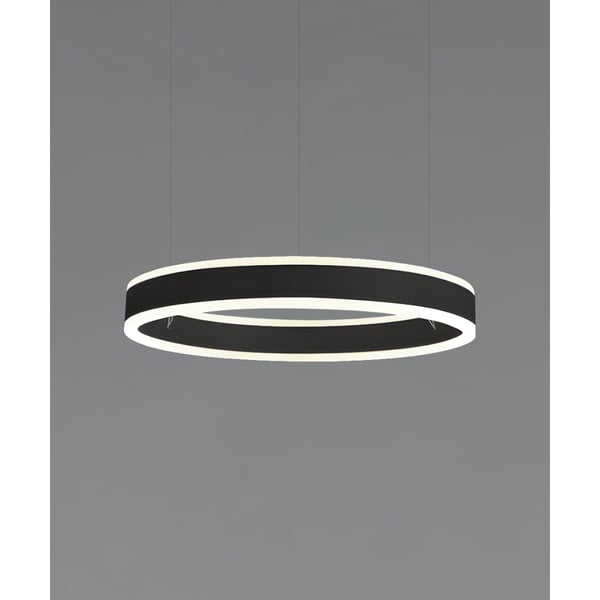 1-Tier Round Chandelier LED Ring Pendant Up and Down Light