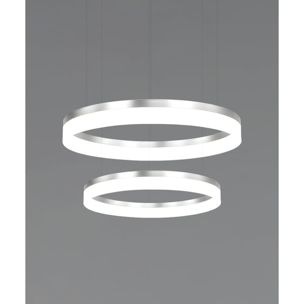 2-Tier LED Ring Chandelier Pendant Downlight