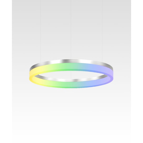 1-Tier RGBW Color-Changing LED Ring Chandelier Pendant Downlight