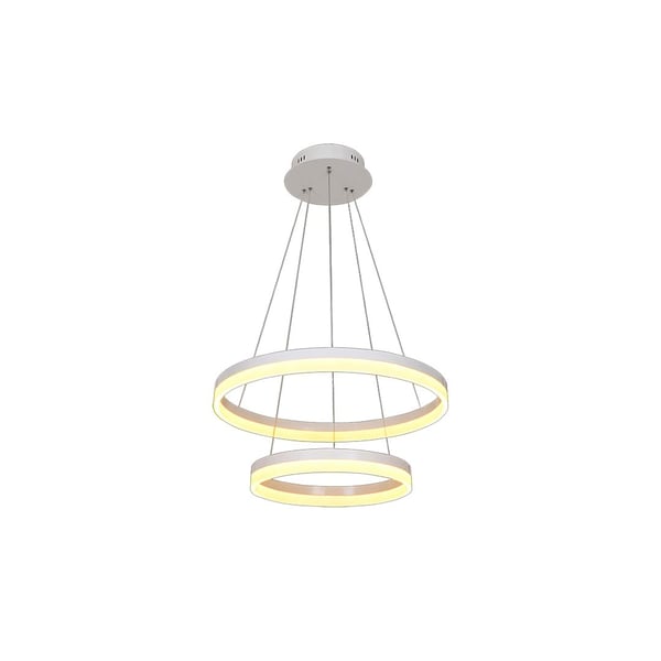 Architectural 2Tier LED Ring Chandelier Alcon Lighting 122722