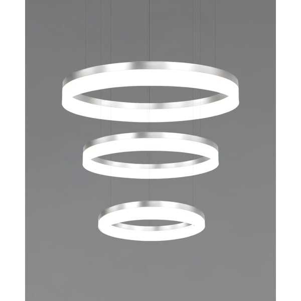 3-Tier LED Ring Chandelier Pendant Downlight