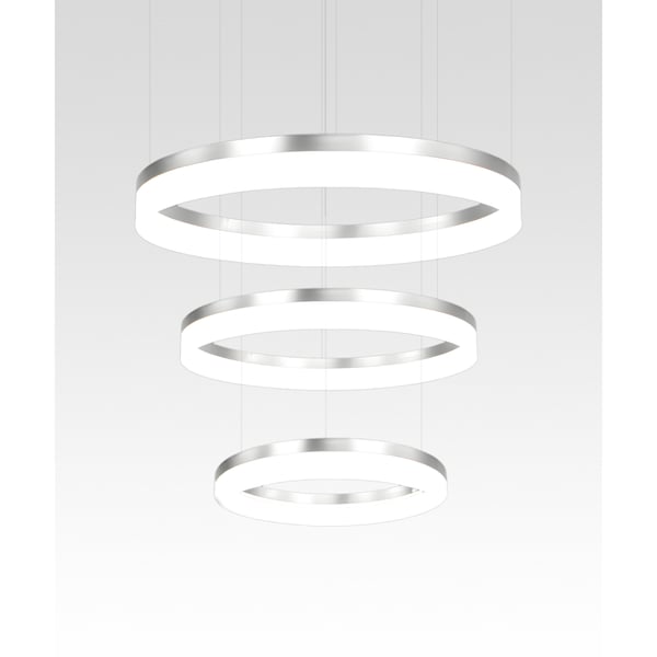 3-Tier LED Ring Chandelier Pendant Downlight