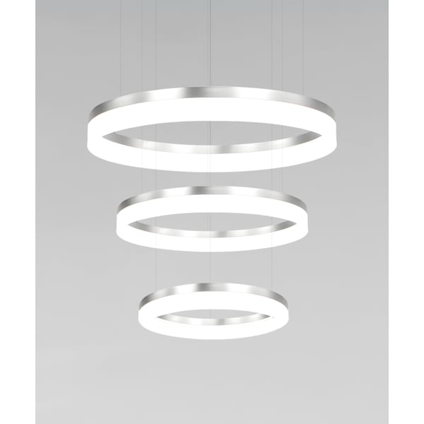 3-Tier LED Ring Chandelier Pendant Downlight