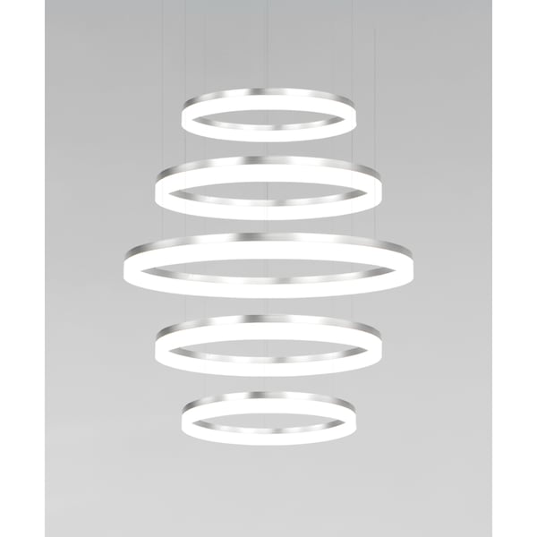 5-Tier LED Ring Chandelier LED Pendant Downlight