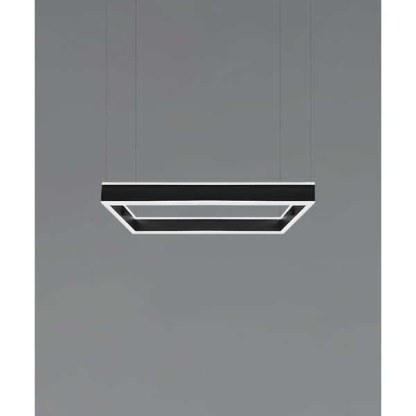 Architectural 1-Tier Rectangular LED Chandelier