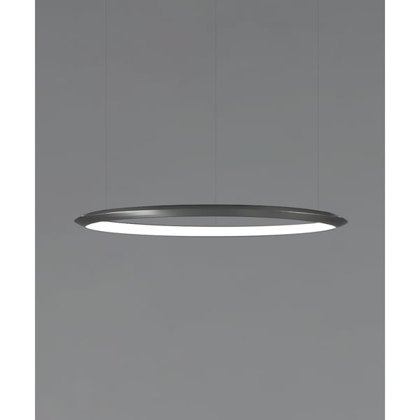 1-Tier Suspended Architectural LED Ring Chandelier