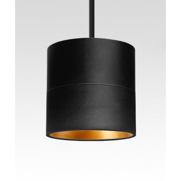 8-Inch Beveled Cylinder LED Pendant Light