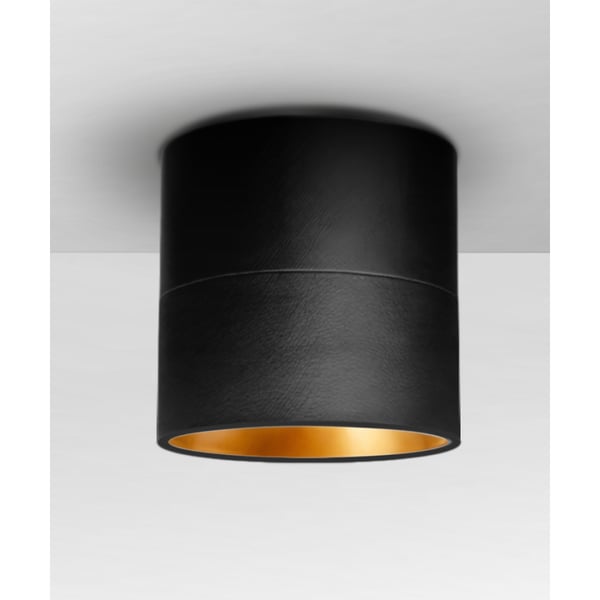 8-Inch Surface-Mount Beveled Cylinder LED Ceiling Light