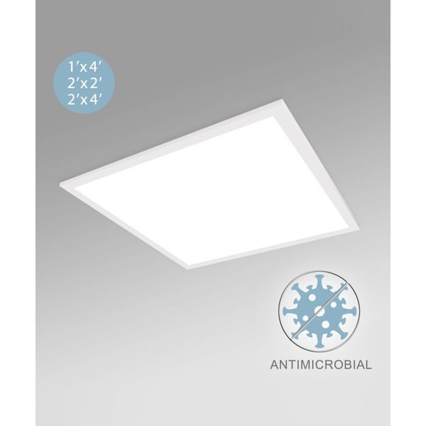 Antimicrobial Back-Lit LED Panel Light