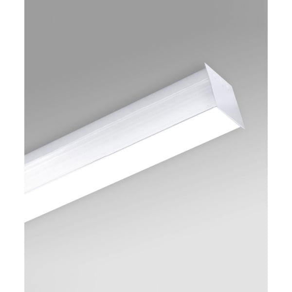 Antimicrobial Surface-Mounted Linear Block LED Ceiling Light