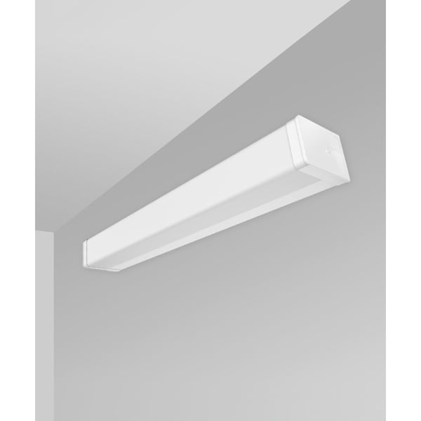 Antimicrobial Wrapped Linear Block LED Wall Light