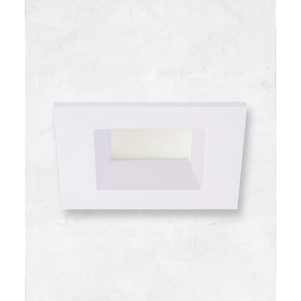 4-Inch Square Baffle Architectural Color Temperature Selectable LED Recessed Can Light