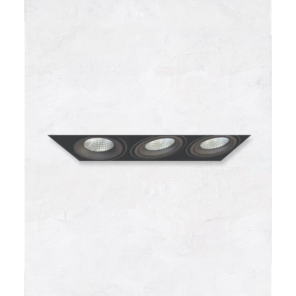 Alcon 14026-3 Oculare 3-Head Trimless Adjustable LED Recessed Light