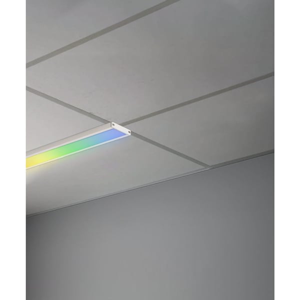 1-Inch RGBW Color-Changing Linear LED T-Bar Grid Ceiling Light