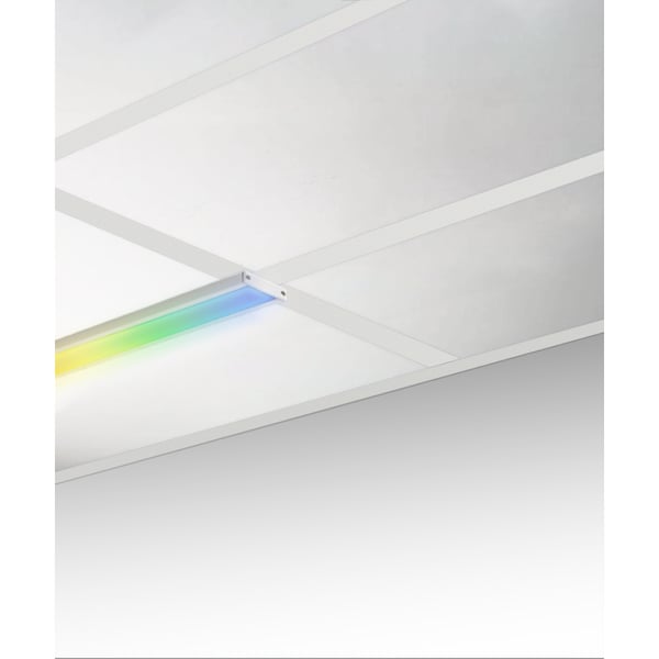 1-Inch RGBW Color-Changing Linear LED T-Bar Grid Ceiling Light