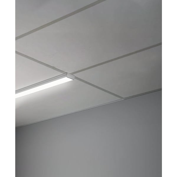1-Inch Low-Profile Linear LED T-Bar Grid Ceiling Light