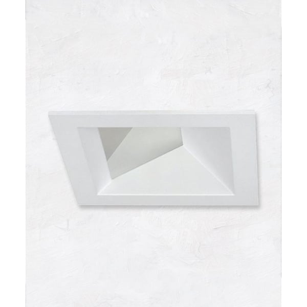 Alcon 14031-3 3-Inch Square Architectural LED Wall Wash Lensed Recessed Light